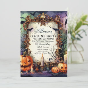 Gala en inglés: Invitación personalizada a Hallowe