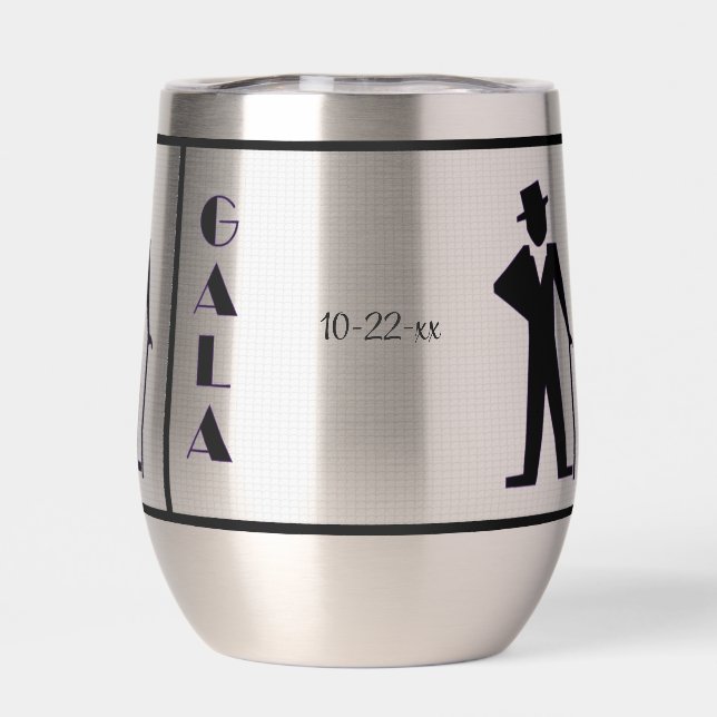 Gala formal de bailarín con fecha (Trasero)