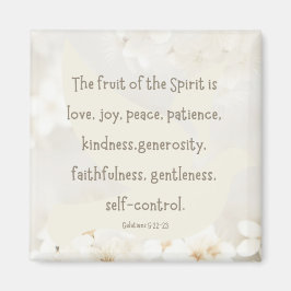 Galatianos 5:22-23 imán de 2"