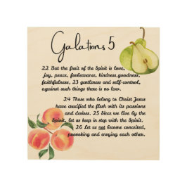 Galatianos 5:22-24 Frutas del espíritu Arte de la 