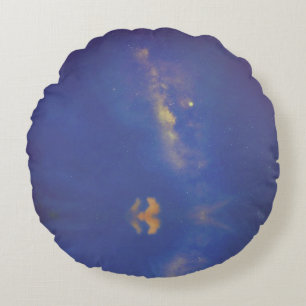 Galaxia azul Vía Láctea Almohada redonda