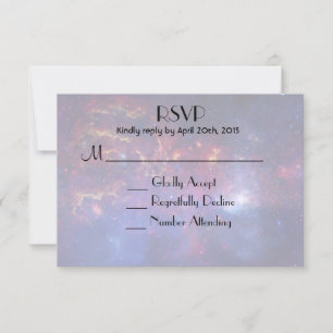 Galaxia Brillante en el Espacio Exterior RSVP