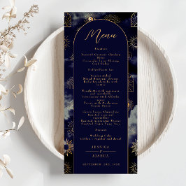 Galaxia celeste Sun Crescent Menú Boho de la Marin