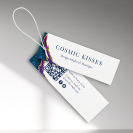 Galaxia Celestial Escáner Comercial QR Etiqueta de