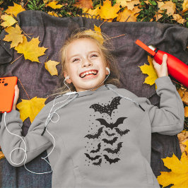 Galaxia de Halloween Volando murciélagos y estrell