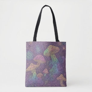 Galaxia de Hongos Psicodélicos - Bolsa de Tote
