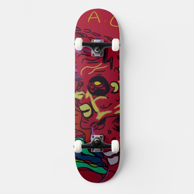 Galaxia de la Luna Skateboard (Anverso)