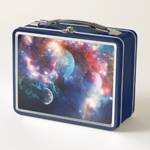 Galaxia del espacio exterior cósmico Diseño Caja d