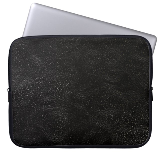 Galaxia del espacio exterior negro funda para port (Frente)