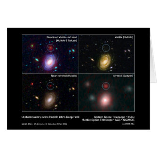 Galaxia distante en el campo ultra profundo de