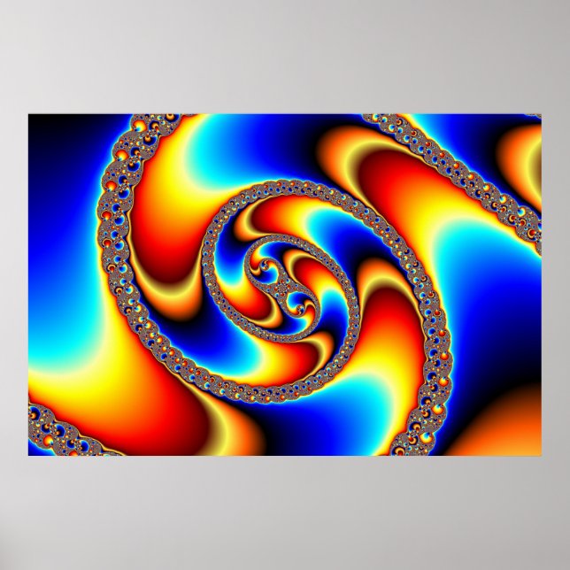 Galaxia espiral - Arte fractal (Frente)