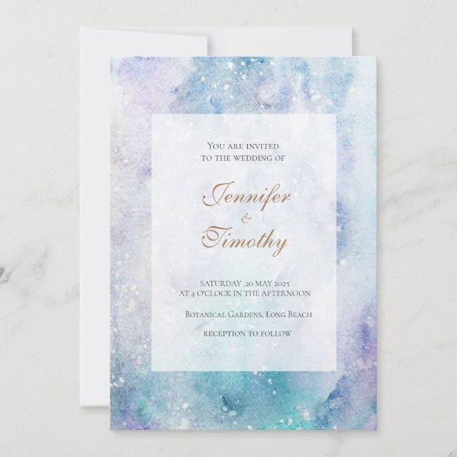 Galaxia Invitación a la Boda (Anverso)