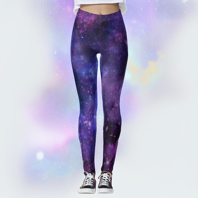 Galaxia Nebulosa Tema Espacial Leggings (Subido por el creador)