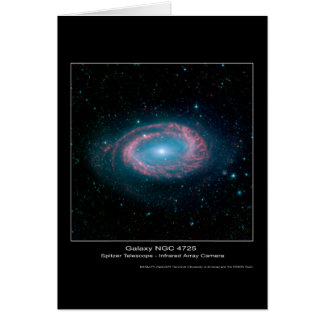 Galaxia NGC 4725 - telescopio espacial de Spitzer
