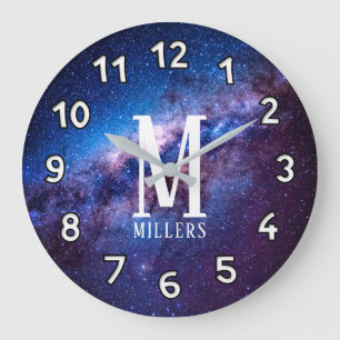 Galaxia nombre familia reloj grande