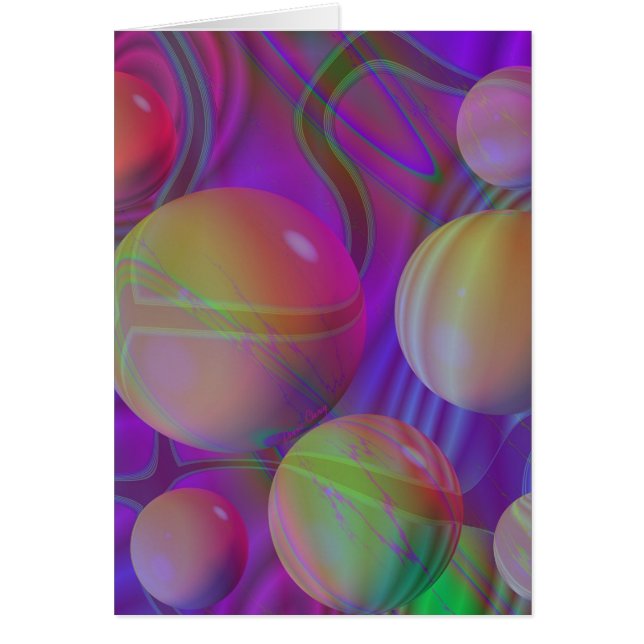 Galaxia violeta del añil del fractal abstracto (Frente)