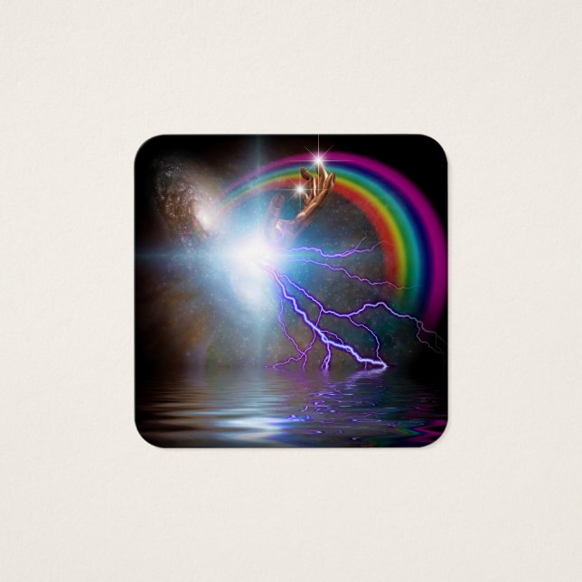 Galaxia y arco iris (Anverso)
