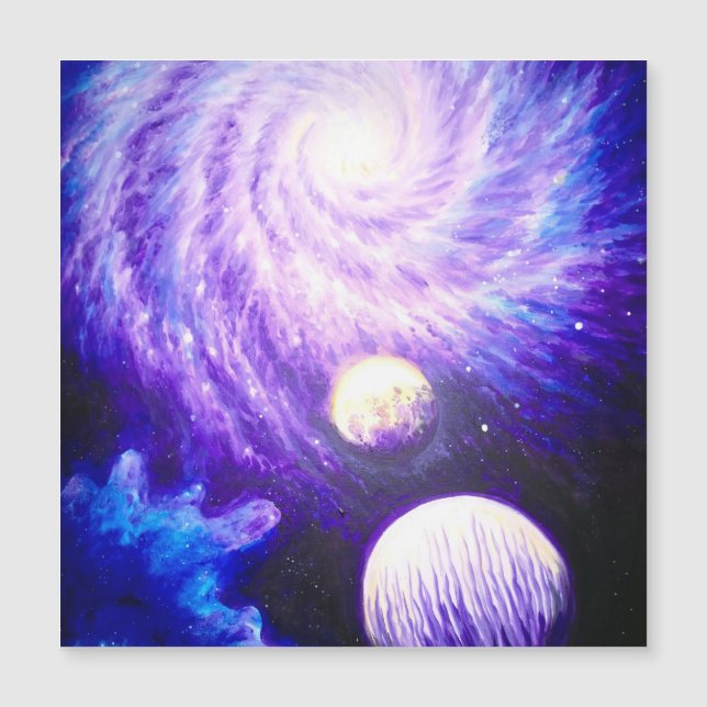 Galaxia y planetas (Anverso)