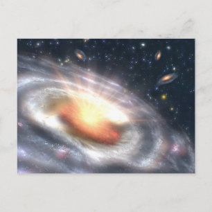 Galaxias en la postal del cielo