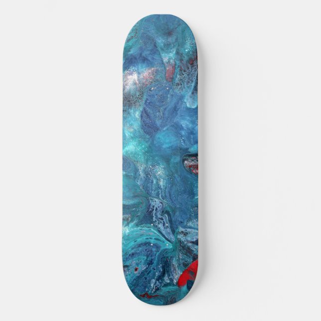 Galaxy 2 Skateboard Abstracto (Anverso)