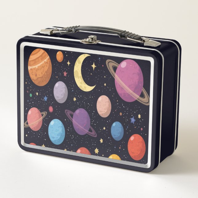 Galaxy Adventure Bento Box - Diseño del espacio ex (Anverso)