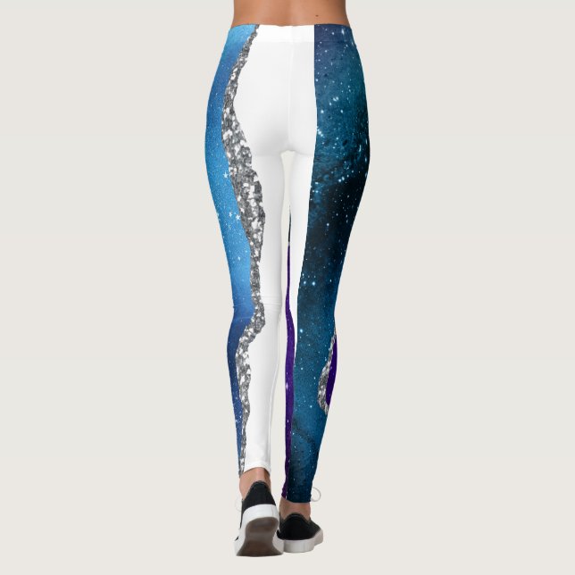 Galaxy Agate Series Design 16 Leggings (Reverso)