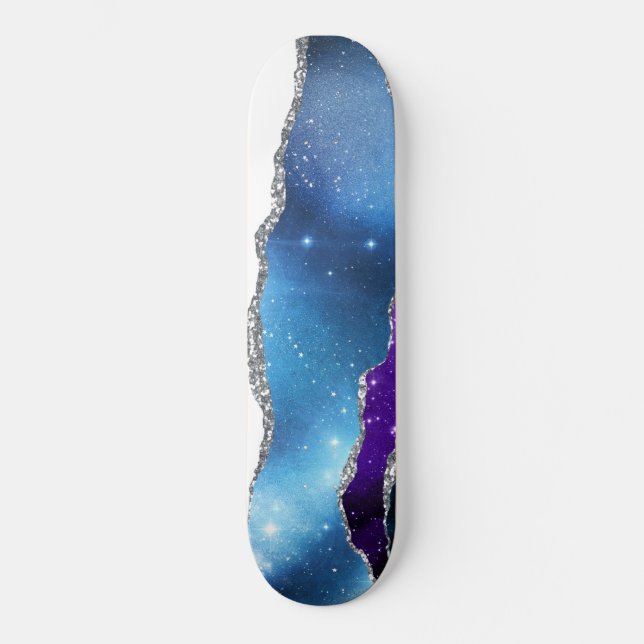 Galaxy Agate Series Design 16 Skateboard (Anverso)