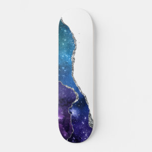Galaxy Agate Series Design 23 Skateboard