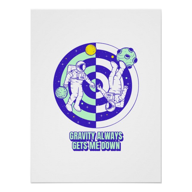 Galaxy Artwork Astronaut Poster | Space (Anverso)