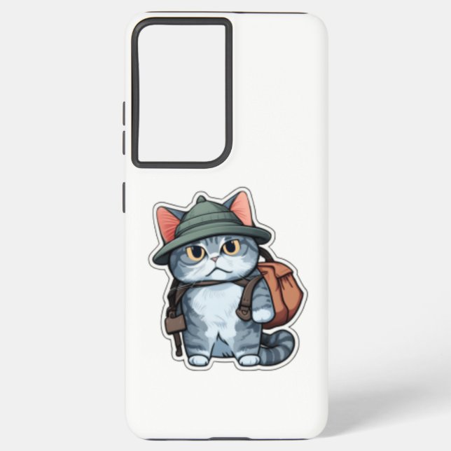 Galaxy Cuto Cat Samsung S8 Funda - Perfecto regalo para m (Reverso )