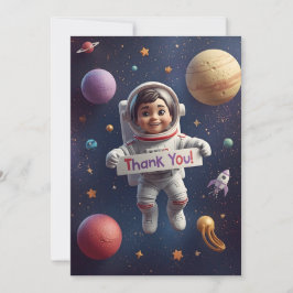 Galaxy Explorers – Tarjeta de agradecimiento para