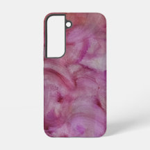 Funda abstracta para Samsung - Remolino suave rosa