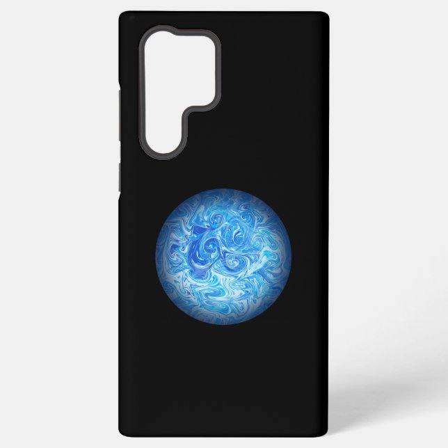 Galaxy Funda de teléfono de arte Calm Tide para Samsung G (Reverso )