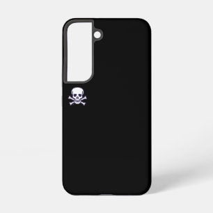 Funda Para Samsung Galaxy S22 Funda negra para teléfono Samsung S22 Skull n Bone