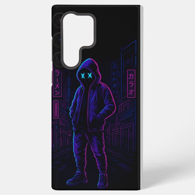 Galaxy Funda para Samsung GPhone Cyber Tokyo Hacker – Neo (Reverso )