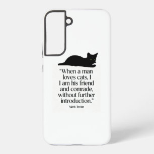 Funda Para Samsung Galaxy S22+ Funda para Samsung S22+ con cita de Mark Twain sob