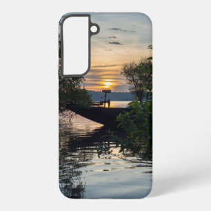 Galaxy S22+ Funda para teléfono Samsung Amanecer Barco de Pesc