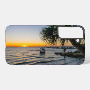 Galaxy S22+ Funda para teléfono Samsung Atardecer en Gulf Bree