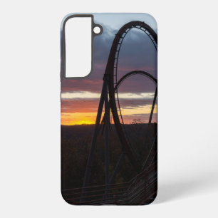 Galaxy S22+ Funda para teléfono Samsung Atardecer sobre incend