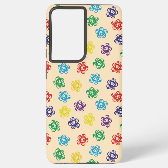 Galaxy Funda para teléfono Samsung Círculo geométrico de  (Reverso )