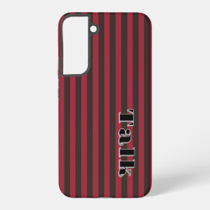 Galaxy S22+ Funda para teléfono Samsung con Logo Rojo y Negro 