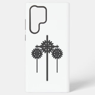 Galaxy S22 Ultra Funda para teléfono Samsung de engranajes y cruces