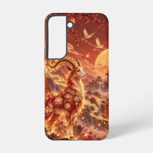 Galaxy S22 Funda para teléfono Samsung del Año de la Cabra de