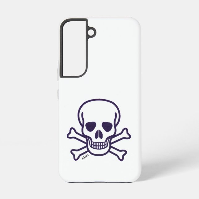 Galaxy Funda para teléfono Samsung S22 blanco con Calaver (Reverso )