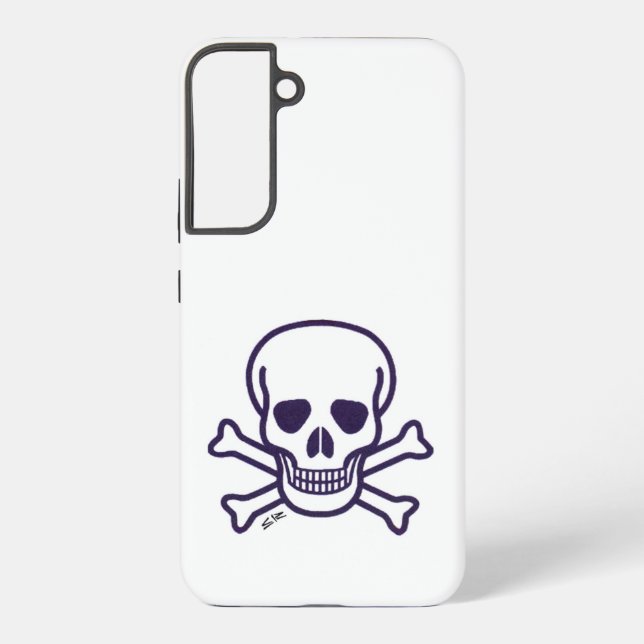 Galaxy Funda para teléfono Samsung S22 Plus blanca con ca (Reverso )