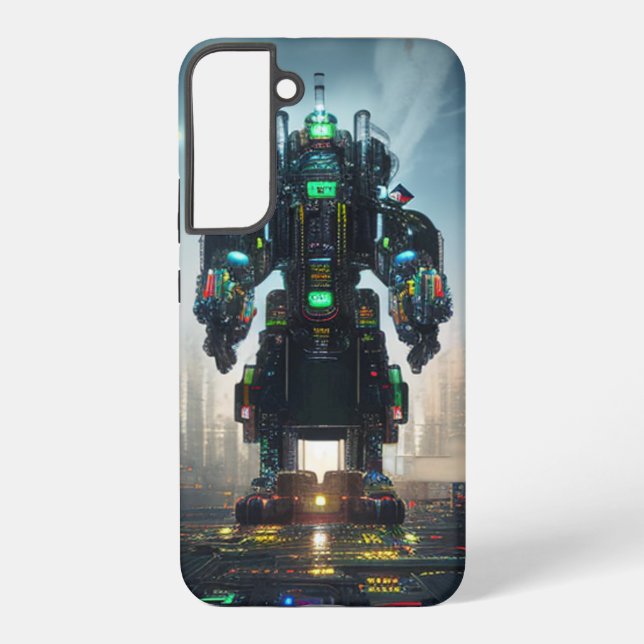 Galaxy Funda para teléfono Samsung S22 Plus Robot 4 (Reverso )