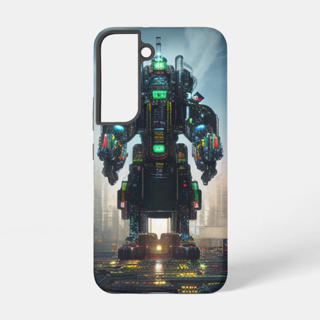 Galaxy Funda para teléfono Samsung S22 Robot 4 (Reverso )