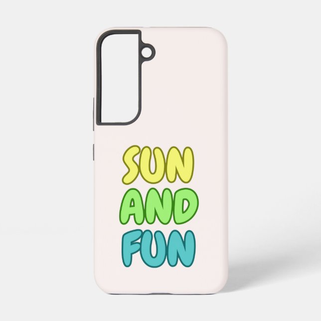 Galaxy Funda rígida Sun And Fun para Samsung (Reverso )