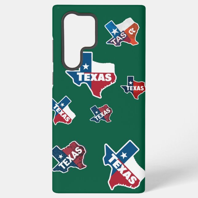 Galaxy Funda Samsung Mapa de Texas: una mano para sostene (Reverso )