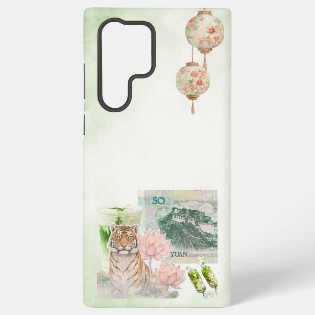 Galaxy Funda Samsung para Diario Basura Verde (Reverso )
